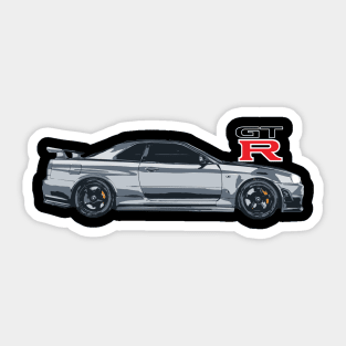 r34 skyline gtr Sticker